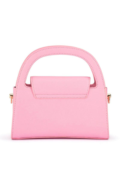 Ivy Curved Handle Bag - Pink