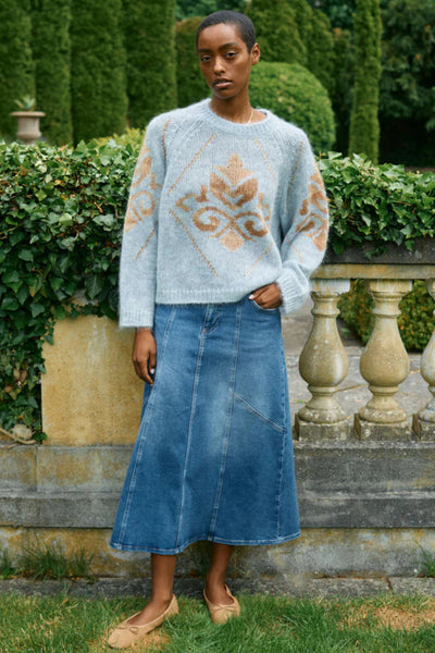 Janet Shane Skirt -Blue
