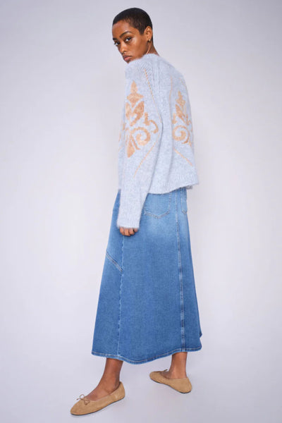 Janet Shane Skirt -Blue