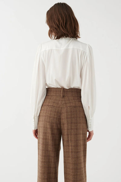 Jasmina Silk Blouse - Natural White