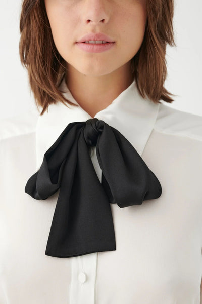Jasmina Silk Blouse - Natural White