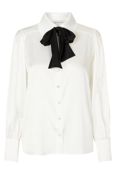 Jasmina Silk Blouse - Natural White