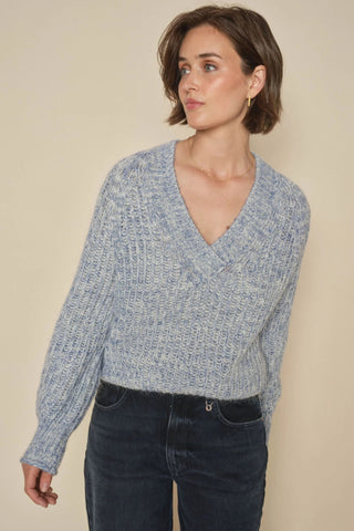 Jaylin V-Neck Knit - Set Sail