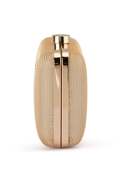 Jen Mesh Clutch - Gold