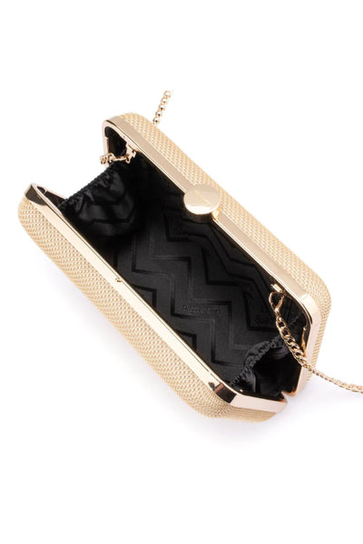 Jen Mesh Clutch - Gold