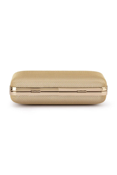 Jen Mesh Clutch - Gold