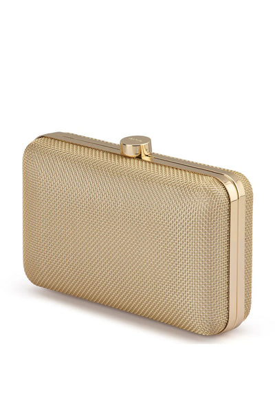 Jen Mesh Clutch - Gold