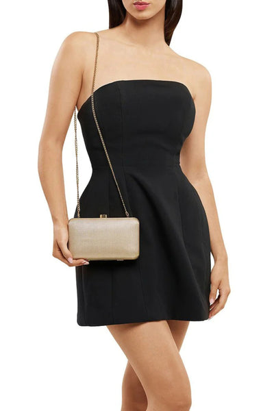 Jen Mesh Clutch - Gold