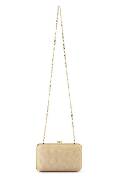 Jen Mesh Clutch - Gold