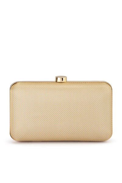 Jen Mesh Clutch - Gold