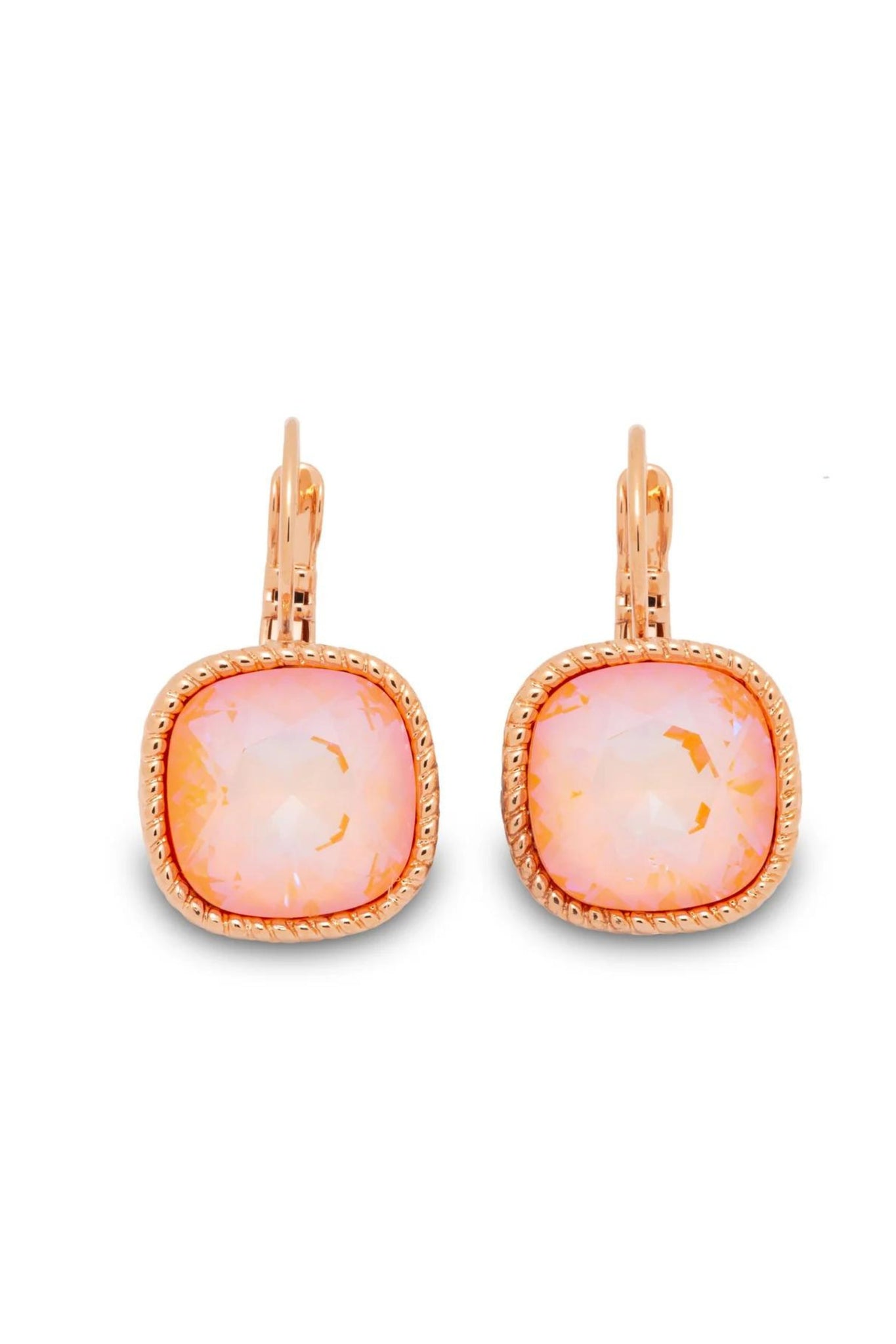 Jolie Earrings - Peach Delight