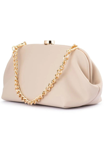 Josefina Framed Clutch - Natural