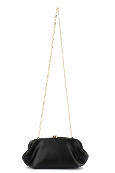Josefina Framed Clutch - Black