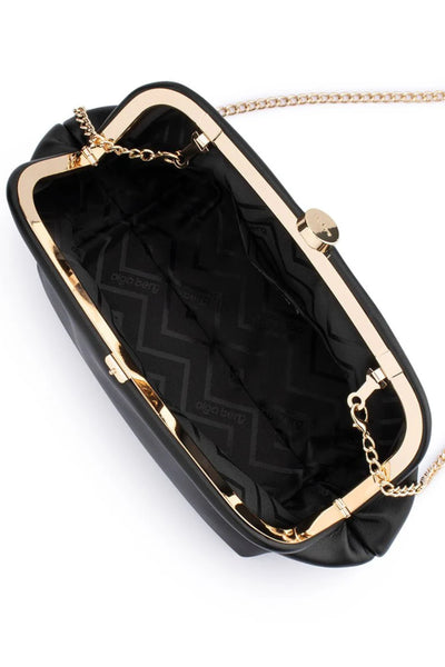 Josefina Framed Clutch - Black