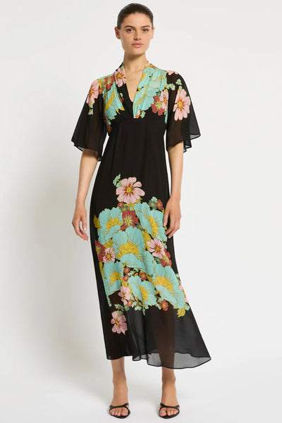 Julia Maxi Dark Ink - Floral