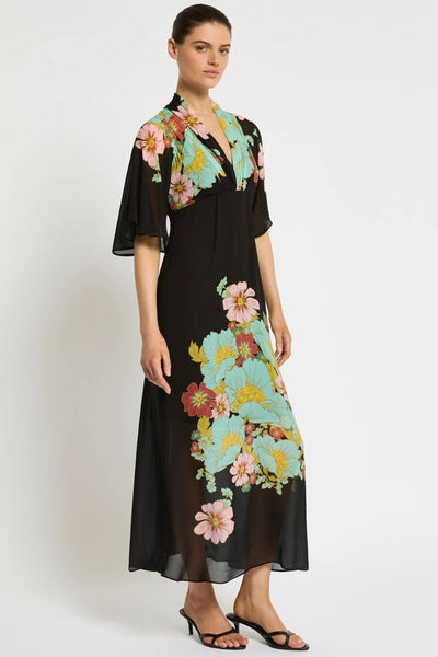 Julia Maxi Dark Ink - Floral