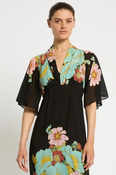 Julia Maxi Dark Ink - Floral
