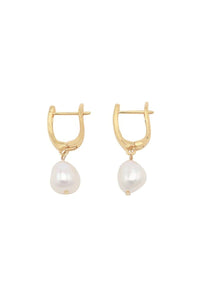 Kara Pearl Earrings - Gold