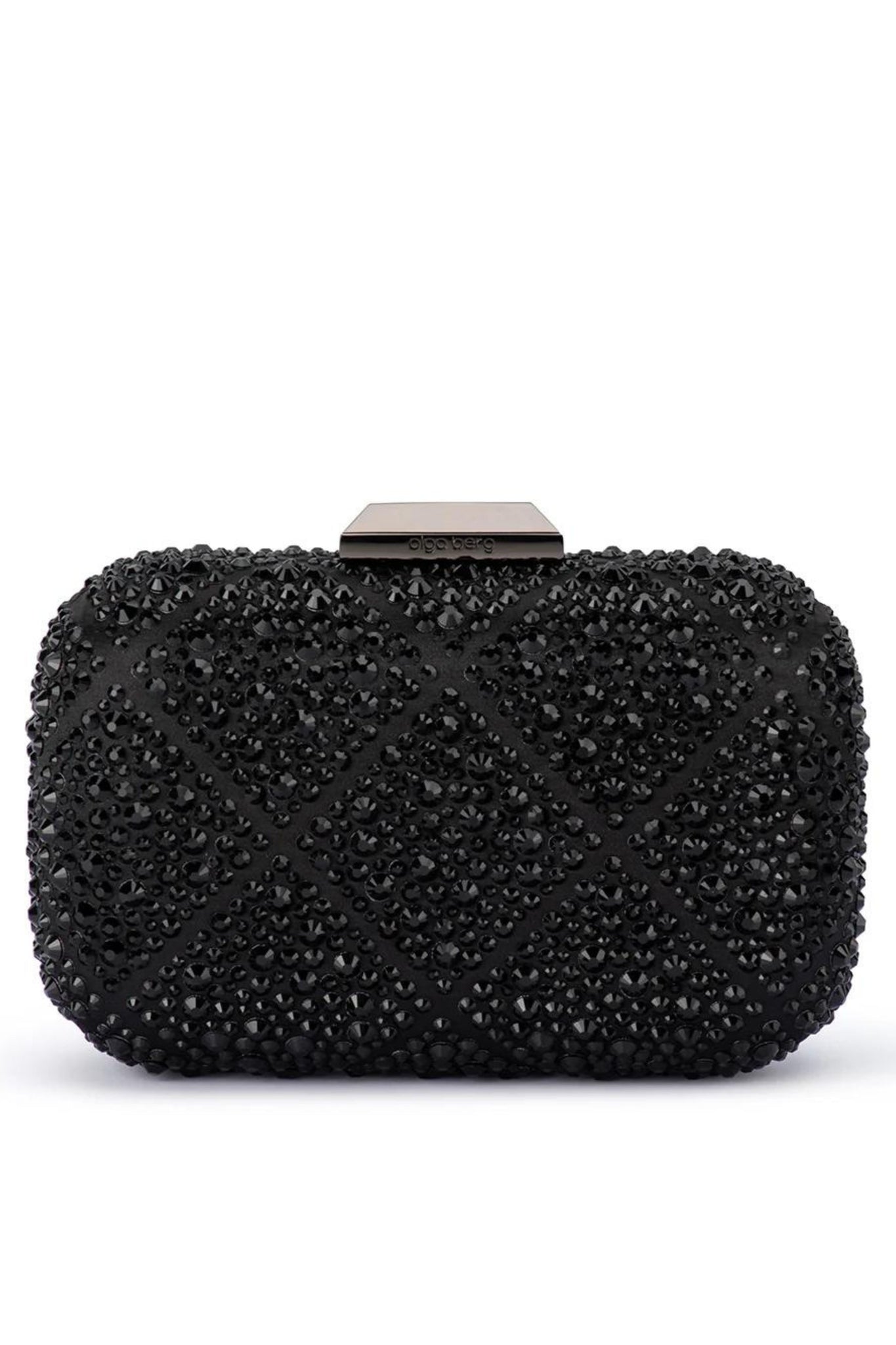 Keren Diamond Hotfix Clutch - Black