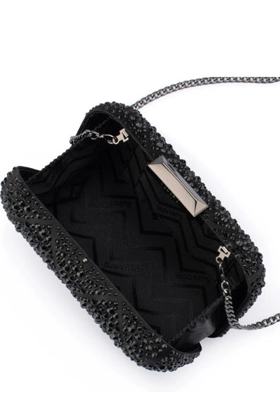 Keren Diamond Hotfix Clutch - Black