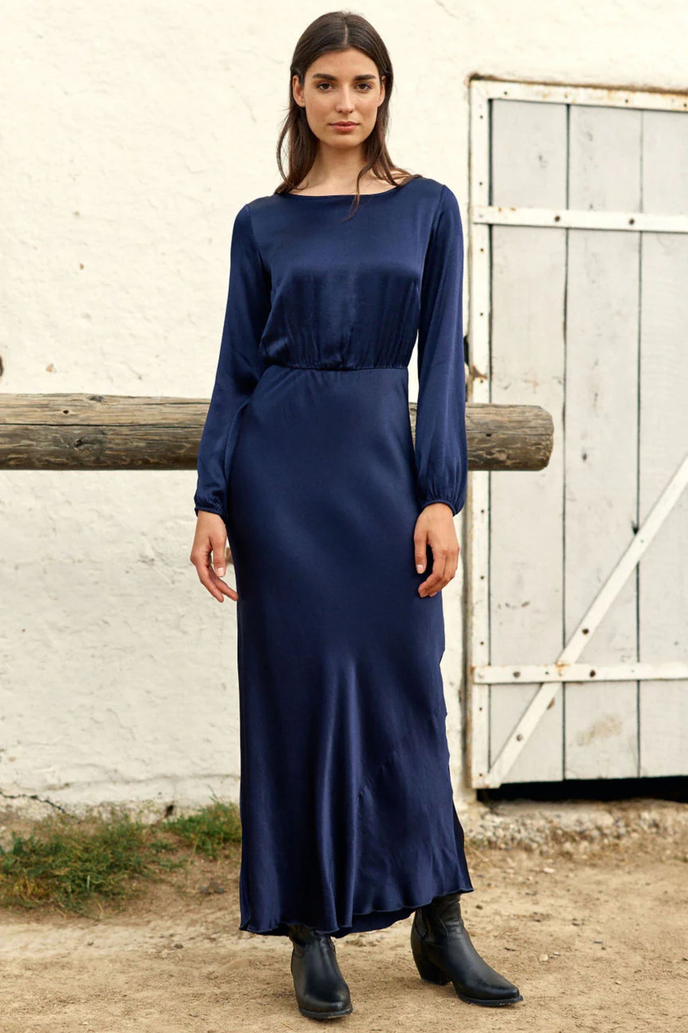 Kimi Long Dress - Navy