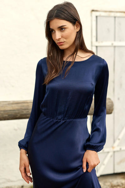 Kimi Long Dress - Navy