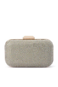 Klara Pearl and Crystal Mesh Clutch