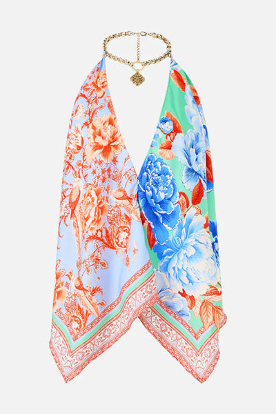 Knotted Scarf Top - Topkapi Pop