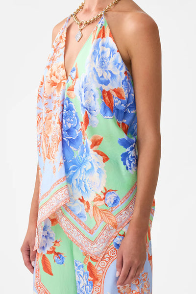 Knotted Scarf Top - Topkapi Pop