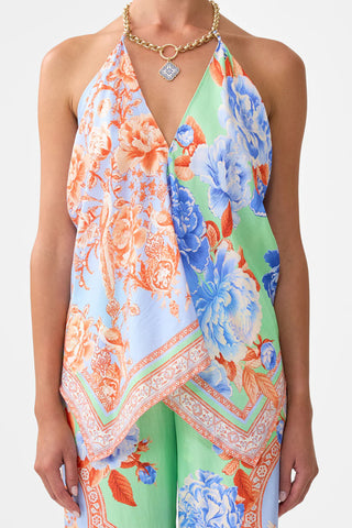 Knotted Scarf Top - Topkapi Pop