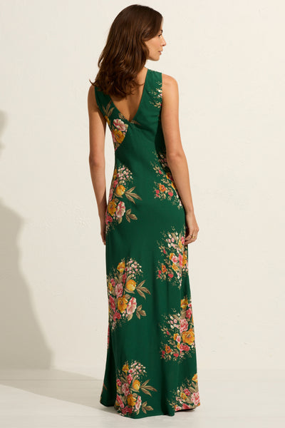 Leonie Lara Maxi Dress - Green SIZE S/8 ONLY