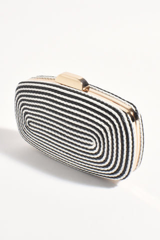 Leela Rope Structured Clutch - Monochromatic