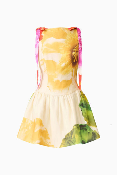 Lilia Long Sleeve Mini Dress - Multi Floral