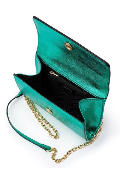 Liliana Foil Shoulder Bag - Green