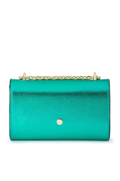 Liliana Foil Shoulder Bag - Green