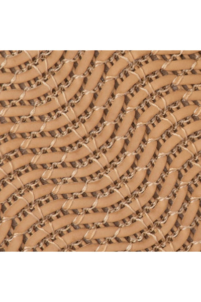 Lindy Woven Clutch - Natural