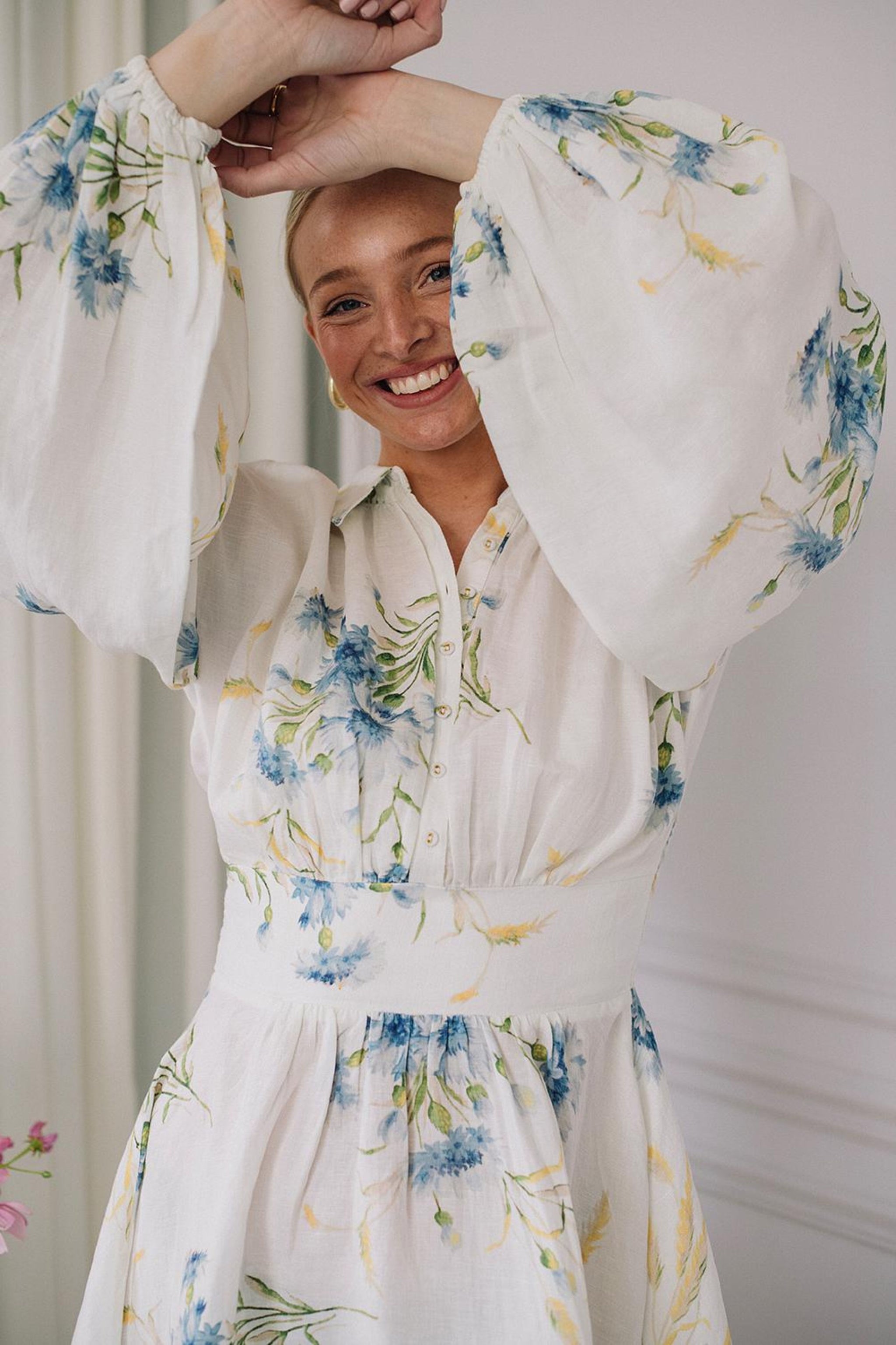 by timo smocking mini dress BYTIMO STOCKIST AUSTRALIA Linen Mini Dress