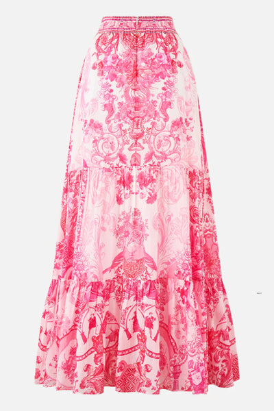 High Waisted Tiered Skirt - Livin La Vida Rosa
