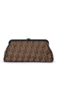 Lois Woven Frame Bag - Black