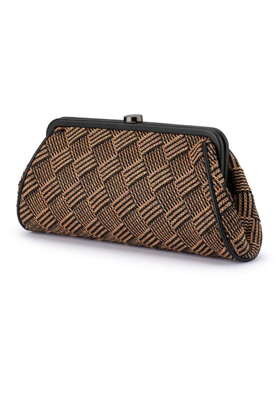 Lois Woven Frame Bag - Black