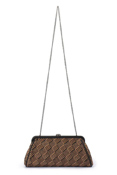Lois Woven Frame Bag - Black