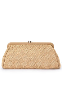 Lois Woven Frame Bag - Natural