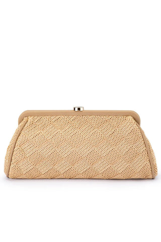 Lois Woven Frame Bag - Natural