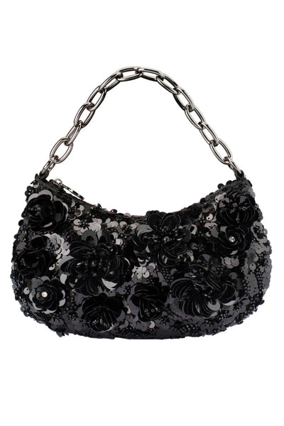 Louie Croissant Bag - Black