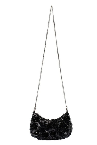 Louie Croissant Bag - Black