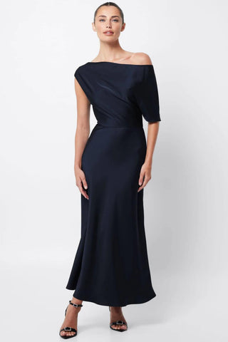 Love In The Dark Midi Dress - Ink Navy