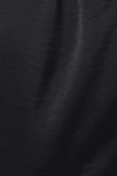Luxe Cowl Bias Top - Black