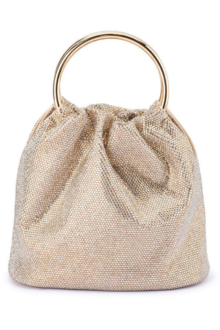 Mabel Crystal Top Handle - Champagne