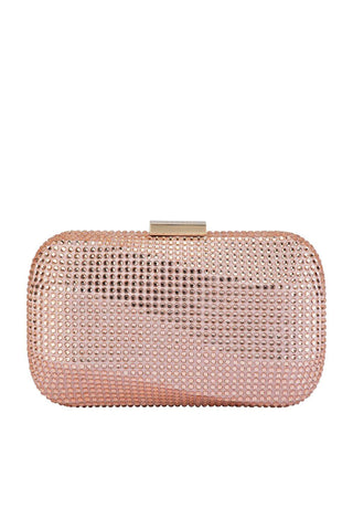 Mae Hotfix Clutch - Blush Pink