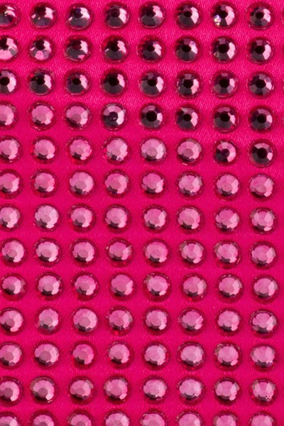 Mae Hotfix Clutch - Fuchsia Pink